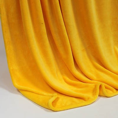 Decke SilkTouchUni gelb, 150x 200cm