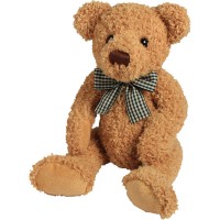 Teddybär Plüschbär von Sunkid mit Schleife braun-beige ca sitzend ca 15cm 