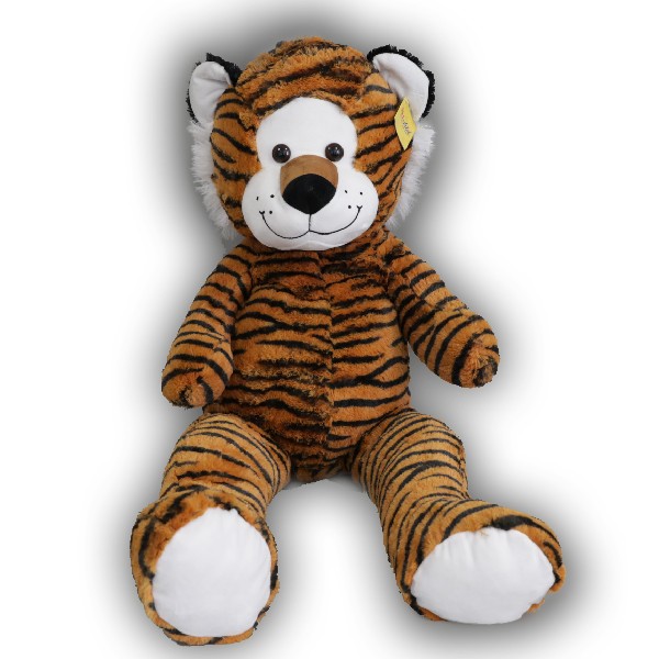 Sunkid Plüschtier Tiger Plüsch ca. 100 cm braun/schwarz