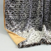 Wendedecke Opossum/hellbraun, ca. 150 cm x 200 cm