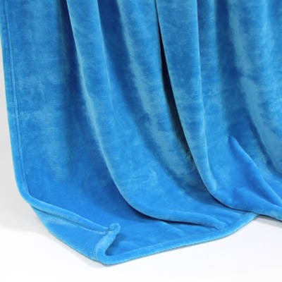 Decke SilkTouchUni blau, 150x 200cm